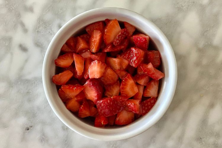 Strawberries In Ramekin