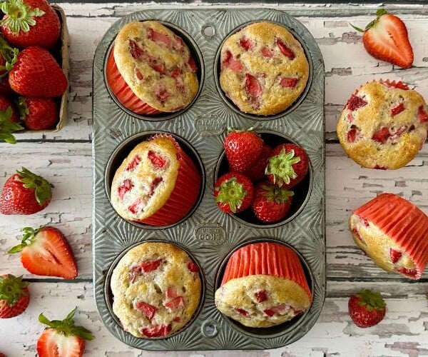Strawberry Banana Muffins
