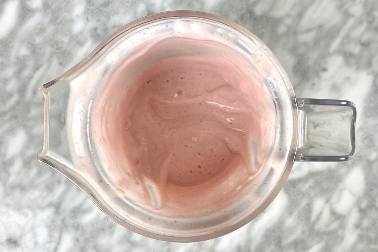 Strawberry Cheesecake Cottage Cheese Ice Cream