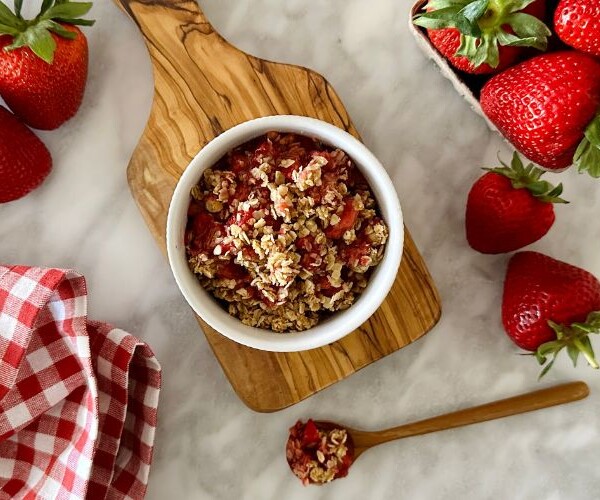 Strawberry Crumble