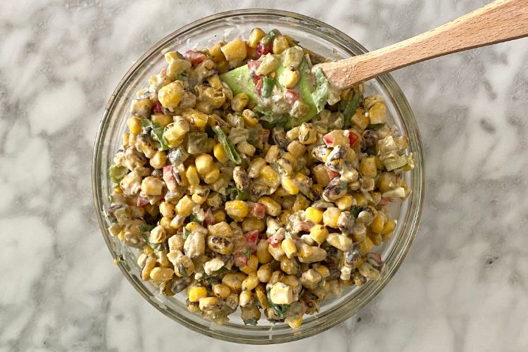 Street Corn Dip In A Bowl