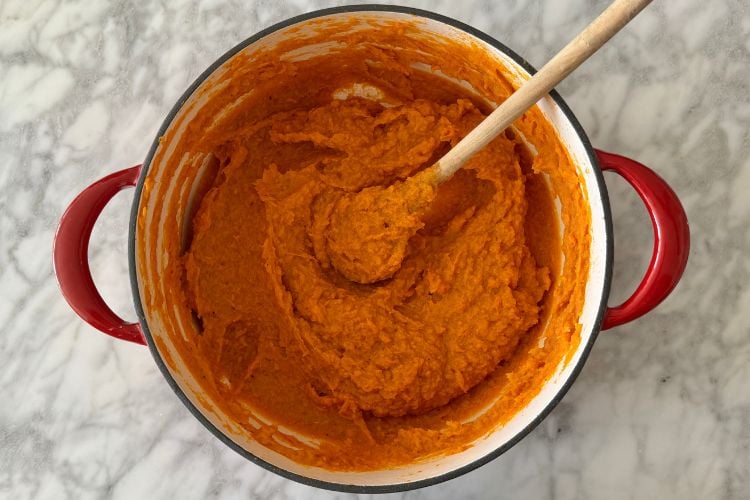 Sweet potato casserole filling