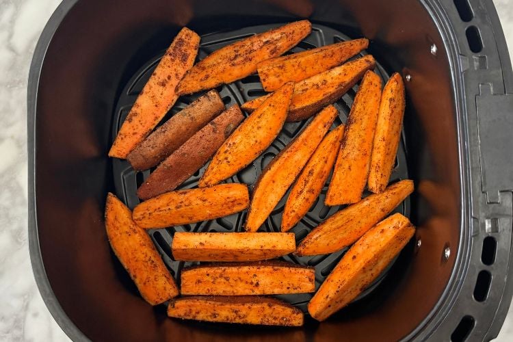 Sweet potato wedges in air fryer