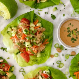Thai Chicken Lettuce Wraps Recipe