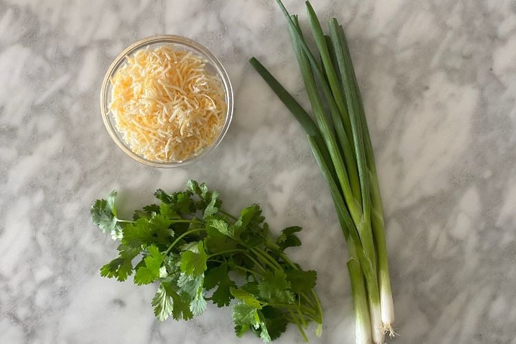 Toppings for Santa Fe chicken