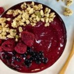 Triple berry smoothie bowl recipe