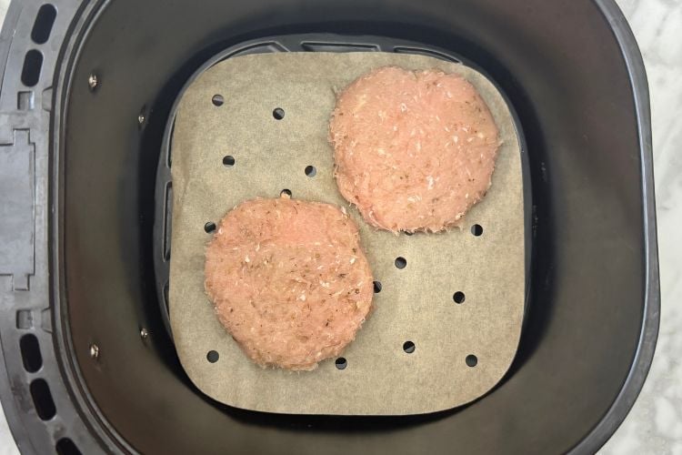 Turkey patties in air fryer