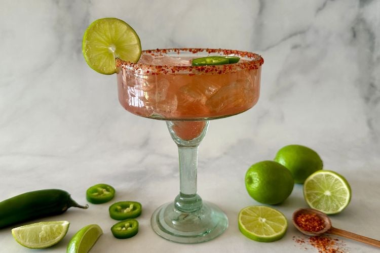 Watermelon kombucha mocktail