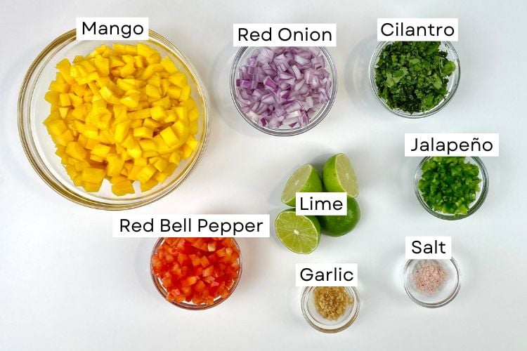 What is mango salsa made of