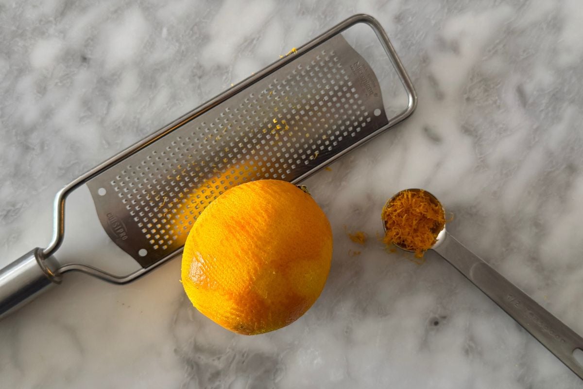 Zest of a fresh orange