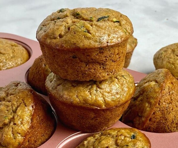 Zucchini Banana Bread Muffins