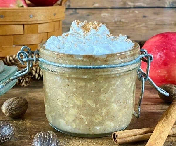 apple pie overnight oats gluten free
