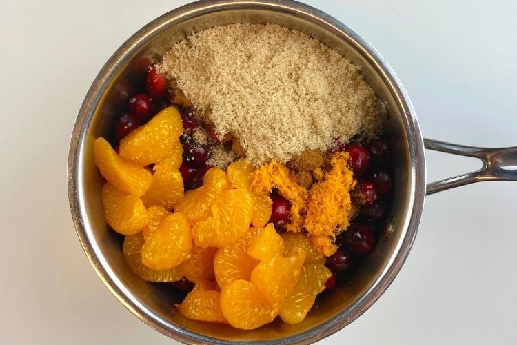 cranberry sauce with orange