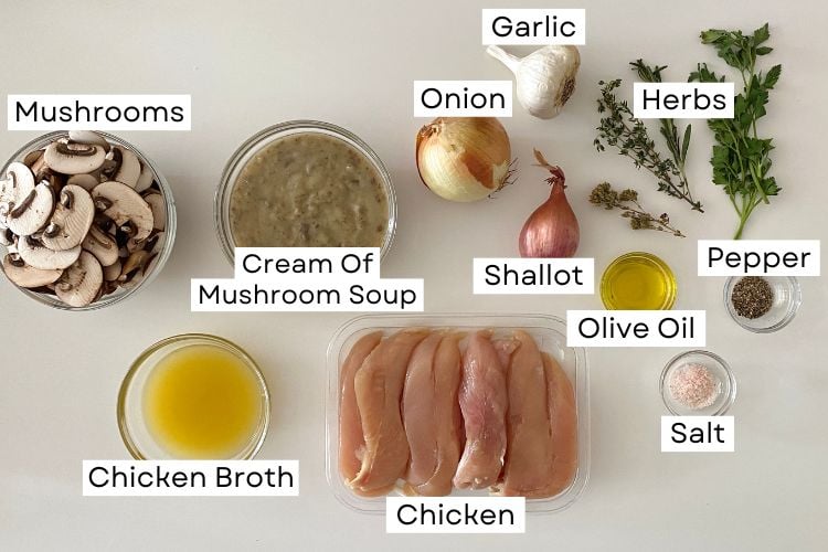 cream of mushroom chicken skillet