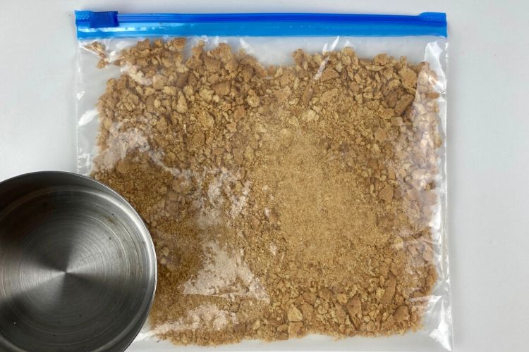 crushed graham crackers for cheesecake