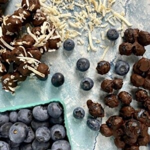 easy chocolate covered blueberries