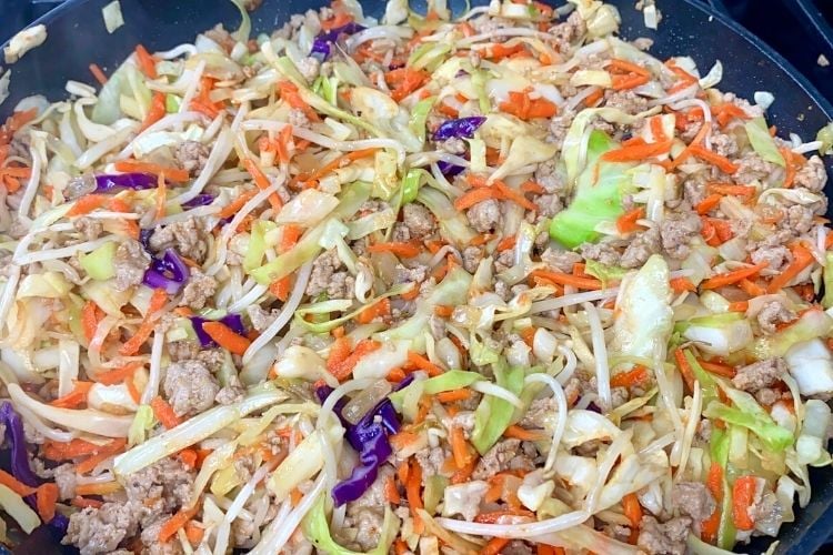 egg roll bowl recipe