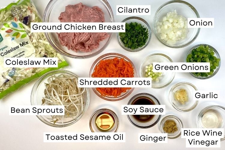 egg roll in a bowl ingredients