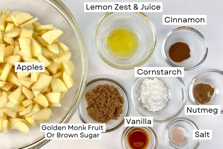 healthy apple crisp recipe ingredients