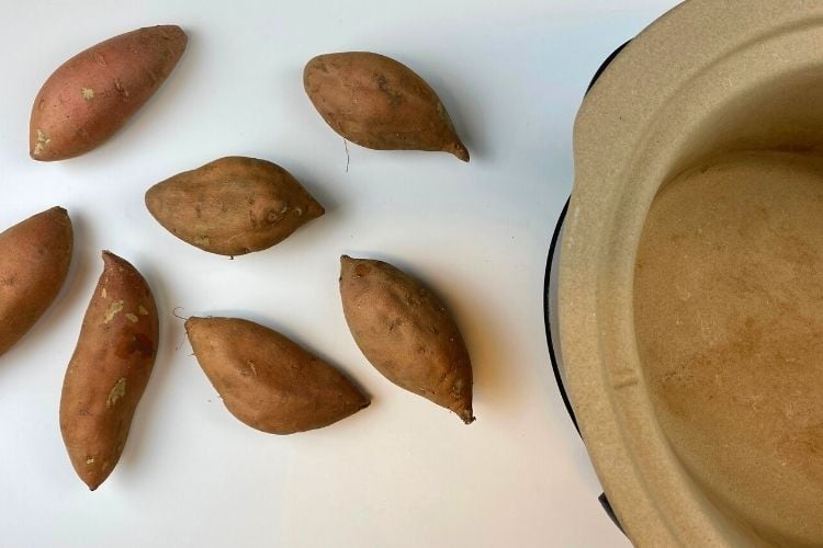 how to make sweet potatoes in the slow cooker
