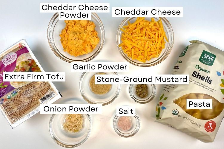 ingredients for healthy mac and cheese