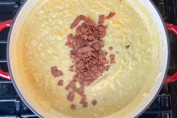 loaded potato soup with bacon