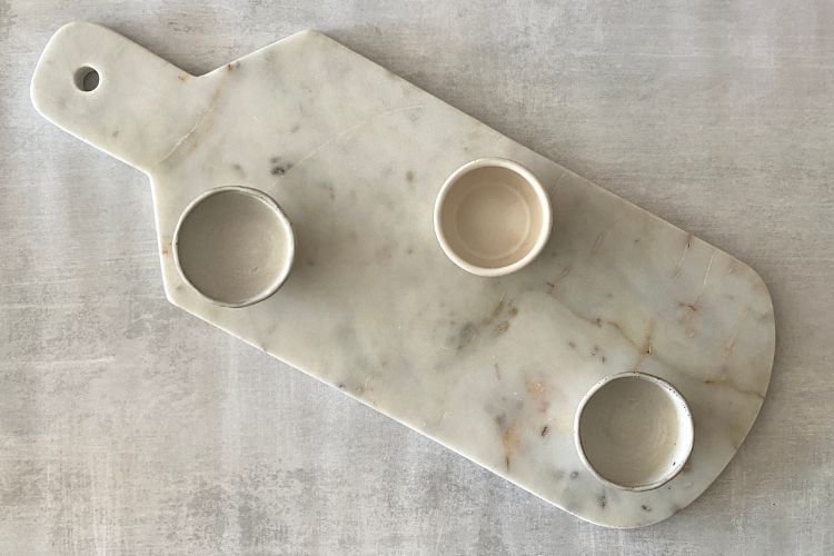 marble charcuterie board