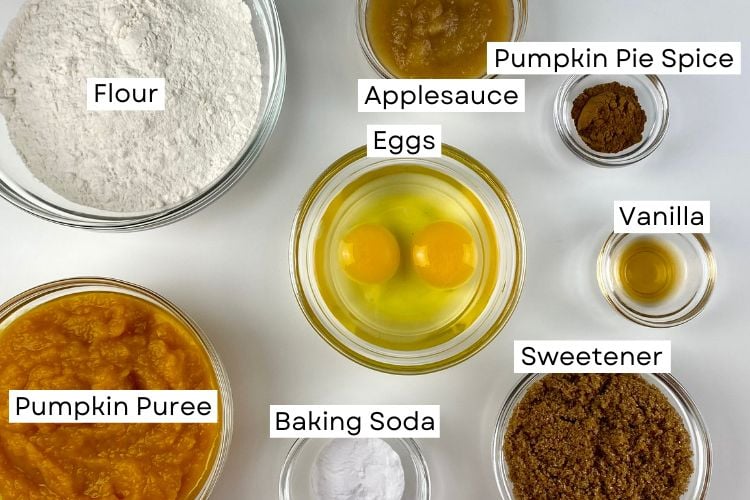pumpkin spice muffin ingredients