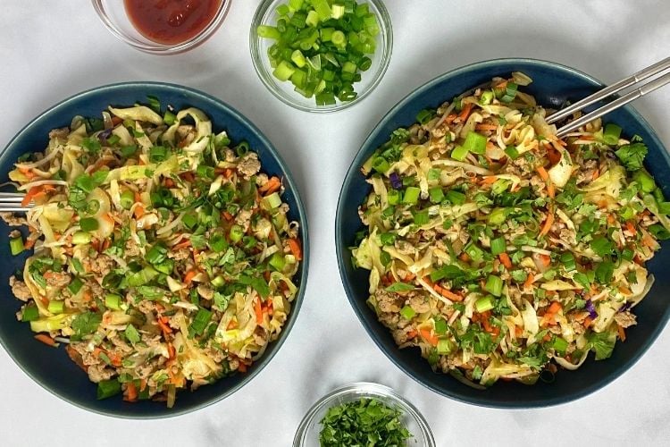 the best egg roll in a bowl