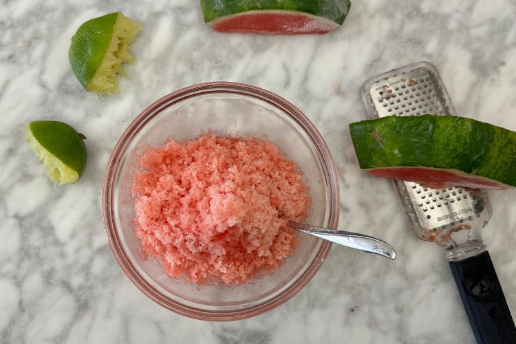 Variation for viral watermelon shaved ice