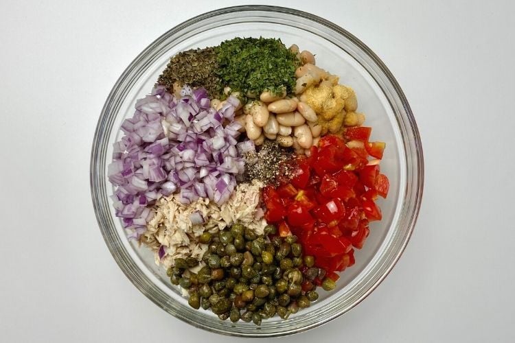 white bean and tuna salad