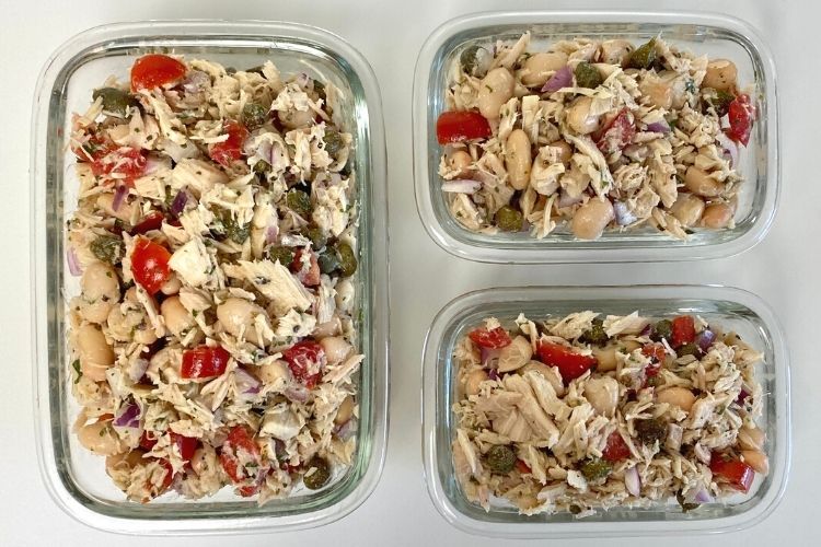 white bean tuna salad